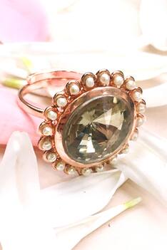 Floral Crystal Ring