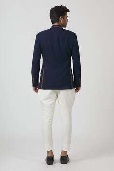 Embroidered Blazer with Pant