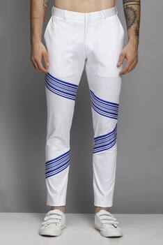 Cotton Striped Blazer & Pant Set