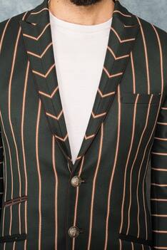 Striped Blazer & Pant Set