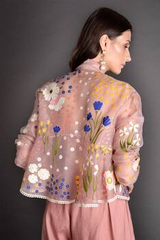 Silk Organza Handcrafted Jacket