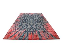 Qaaleen Red Burst Carpet