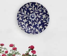 The Quirk India Turkish Flora Splash Decorative Wall Plate