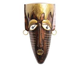 Cocovey Homes Metal Decorative Wall Mask