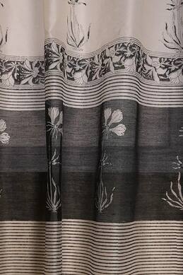 Inheritance India Chanderi Printed Curtains (Set of 2)