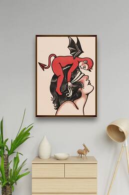 The Art House American Traditional Tattoo Print Painting