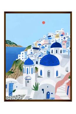 The Art House Greece Handmade Painting