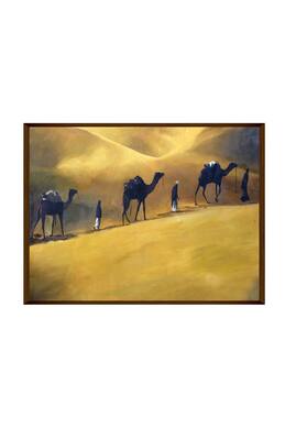 The Art House Camel Handmade Painting