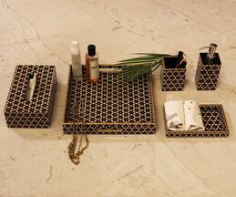 Assemblage Wooden Bathroom Set (Set of 5)