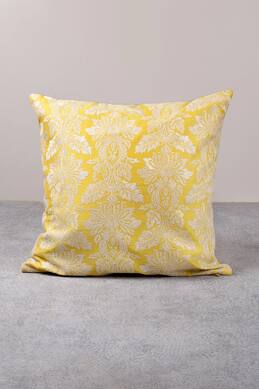 Firefly Eloise Chanderi Embroidered Cushion Cover (Set of 2)