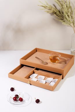 Firefly Tea Tray With Drawer