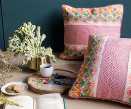 Logam Wildflower Cushion Cover With Filler