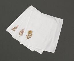 Ritu Kumar Home Terry Cotton Embroidered Face Towel (Set Of 3)