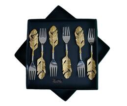 Assemblage Feather Fork Cutlery Set (Set of 6)