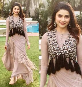 Prachi Desai Designer Dresses Sarees Lehengas Kurta Sets Gowns Collections Azafashions Com