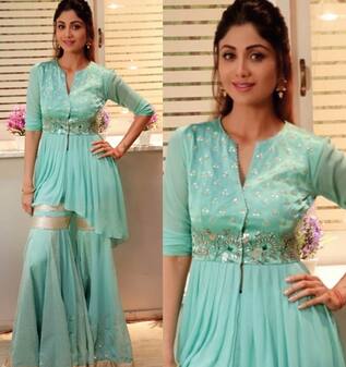 Shilpa Shetty looks grand in her flowy green gown - Telegraph India