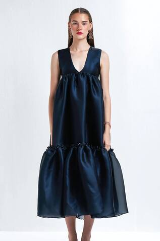 TheRealB Trinity V Neck Tiered Dress
