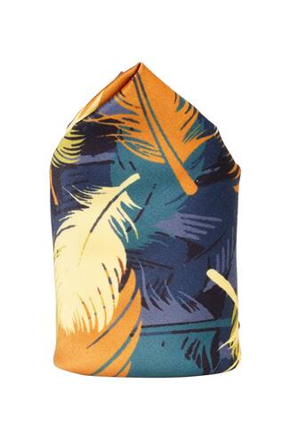 Tossido Feather Print Pocket Square