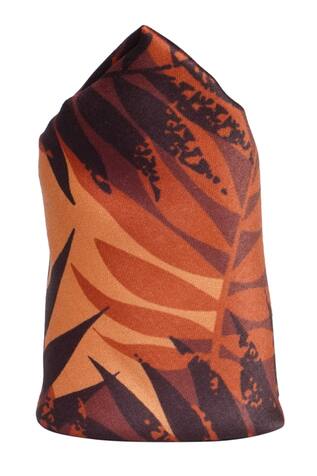 Tossido Leaf Print Pocket Square