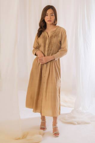 Vaani Beswal Pintuck Dress