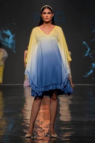 Ranng Label Ruffle Trim Kaftan