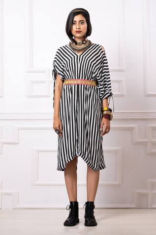 Megha Garg Stripe Pattern Dress