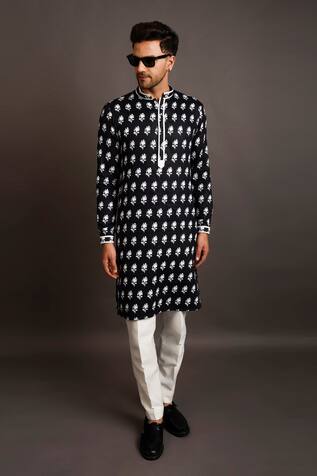 Chatenya Mittal Floral Print Kurta Set