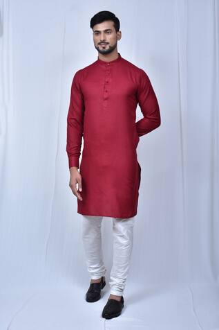 Adara Khan Cotton Kurta & Churidar Set