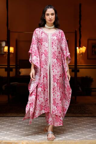 HARSHA KHATRY Printed Kaftan & Palazzo Set