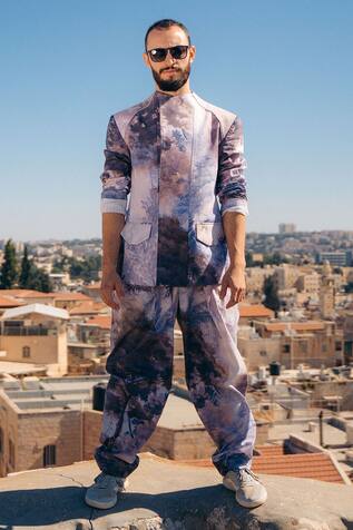 Sahil Kochhar Raw Silk Prakrit Jungle Print Jacket
