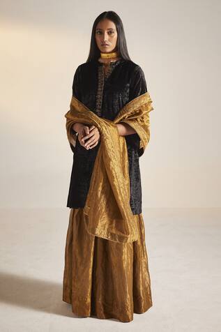 Shorshe Clothing Hand Block Print Dupatta 