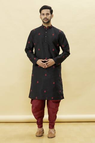 Samyukta Singhania Embroidered Straight Kurta & Patiala Set