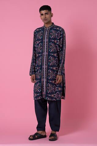 Siddhartha Bansal Royal Chintz Print Kurta Set