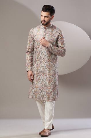Kasbah Embroidered Full Sleeve Long Kurta