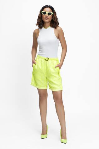 Terra Luna Aurora Paisley Print Shorts