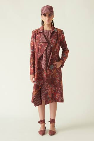Payal Pratap Benum Floral Bouquet Print Jacket