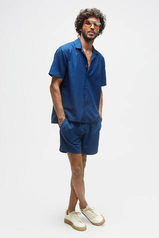 Terra Luna Solid Camp Collar Shirt