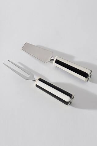 Table Manners On Your Stripes Cheese Knives Set