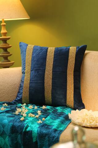 Amoli Concepts Hand Beaded Cushion Cover
