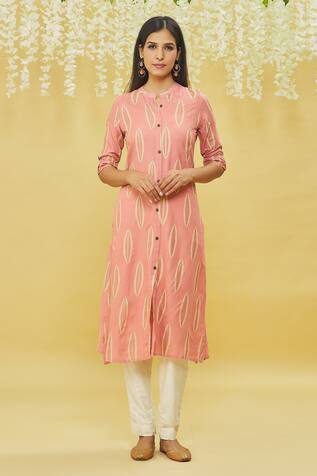 Samyukta Singhania Bell Flower Print Kurta