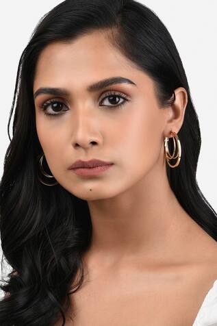 Ahaanya Geometric Shaped Hoops