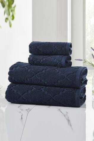 Houmn Weave Pattern Form Towel Set