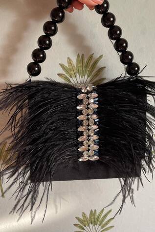 Bhavna Kumar Feather Embellished Clutch