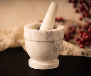 S.G. Home Stone Mortar & Pestle Set
