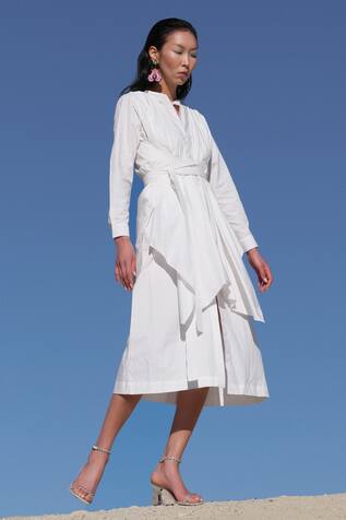 Twinkle Hanspal Waterfall Draped Dress