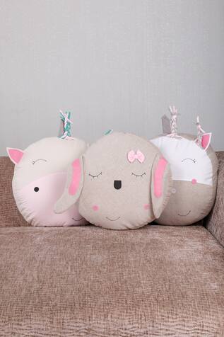 My Gift Booth Unicorn & Dog Shaped Cushions - Set of 3