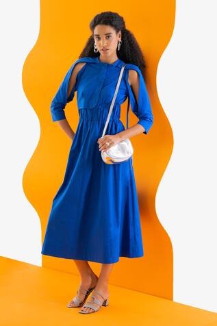 Notebook Tessa Cutout Shirt Dress