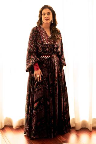 Punit Balana Hand Block Print Top & Skirt Set