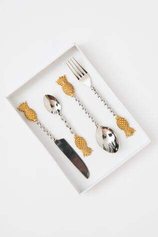 Table Manners Finding Pineapples Cutlery Set
