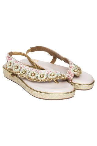 Kkarma Maya Embroidered Platforms
